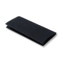 Flickstoff Baumwolle/ schwarz/ 45 x 12 cm