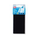 Flickstoff Baumwolle/ schwarz/ 45 x 12 cm