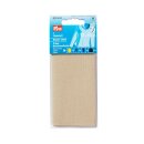 Flickstoff Baumwolle/ beige/ 45 x 12 cm