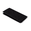Flickstoff Jeans/ schwarz/ 12 x 45 cm
