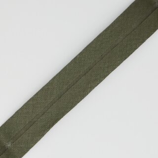 Prym Baumwoll-Schrägband Coupon 3,5 m, Breite 20 mm / army